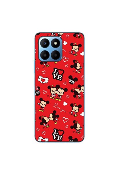 OEM Husa compatibila cu Honor 70 Lite Silicon Gel Tpu Model Mickey Love Patte...