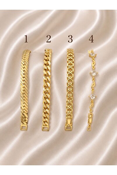 CM Jewelry Gold Gurmet Bileklik Modelleri