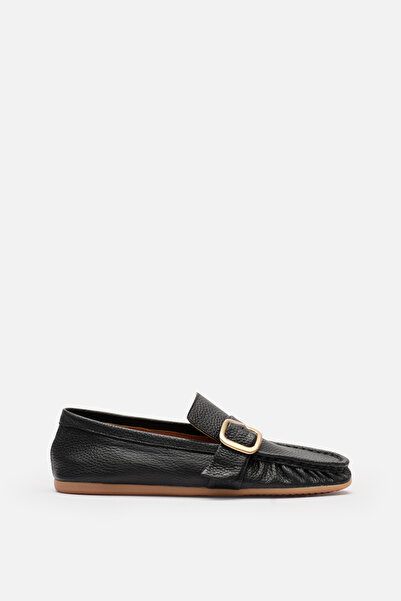 Bestyle Roc Genuine Leather Buckle Moccasins