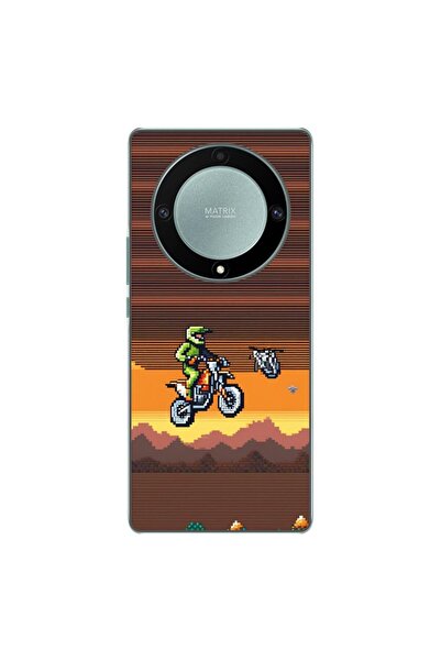 OEM Husa compatibila cu Honor Magic 5 Lite Silicon Gel Tpu Model Pixel Art Mo...