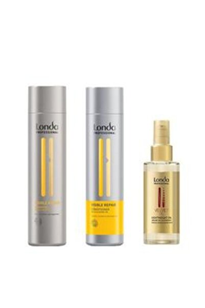Londa Professional Pachet Reparator - Visible Repair: Sampon 250 ml, Balsam 2...