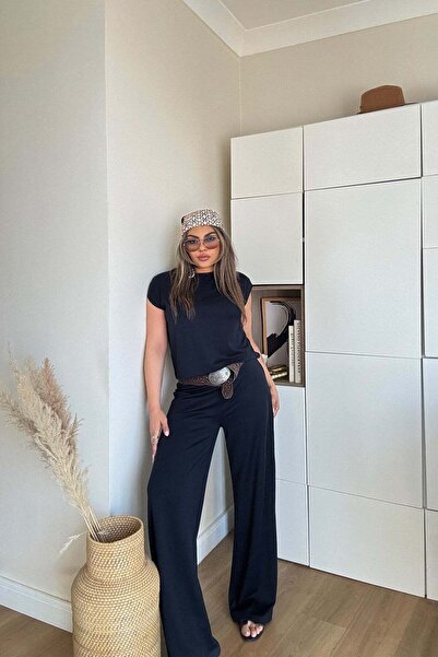 manana fashion Modal Fabric Sleeveless Tshirt Trousers Summer Two-Piece Set
