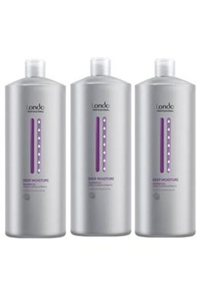 Londa Professional Pack of 3 x Intense Moisturizing Shampoo - Deep Moisture S...