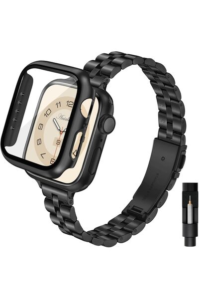 Other Aniaboho Accesoriu Curea pentru Apple Watch cu Carcasă de Protecție