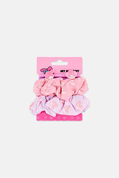 SANRIO My Melody 4 Pieces Scrunchies And Hair Band Set, Multicolor