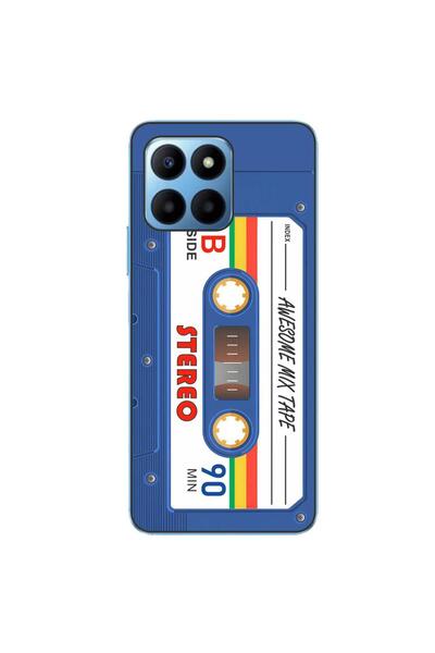 OEM Husa compatibila cu Honor X6 Silicon Gel Tpu Model Caseta Vintage Mix Tape