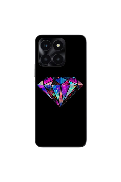 OEM Husa compatibila cu Honor X6a Silicon Gel Tpu Model Diamond Black