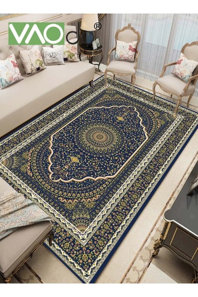 VAODO European-Style Area Rugs Non-Slip Moisture-Proof Carpet Floor Rug Recta...