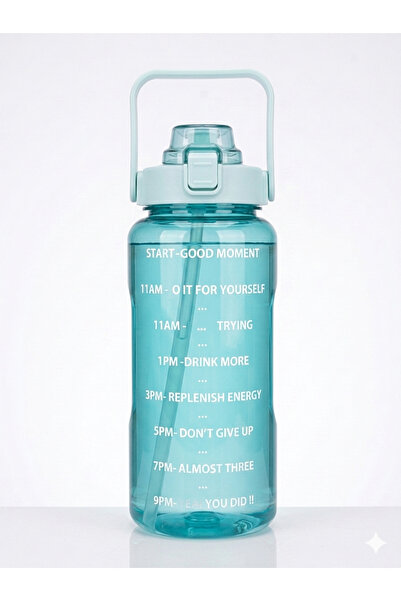 fitmart 2 Lt Motivational Sports Water Bottle Bpa Free