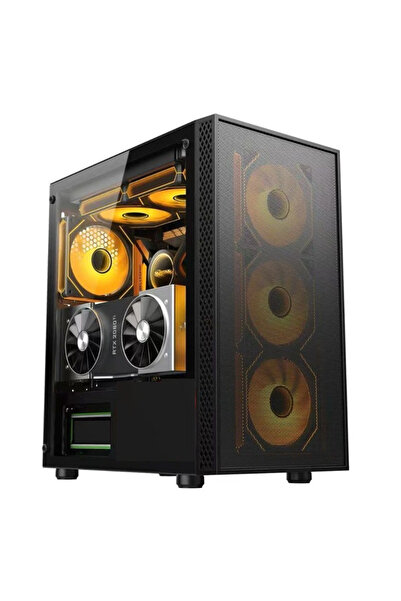 Aztech 600w SKYLINE AZT04 RGB Gaming Mid-Tower Pc Kasası