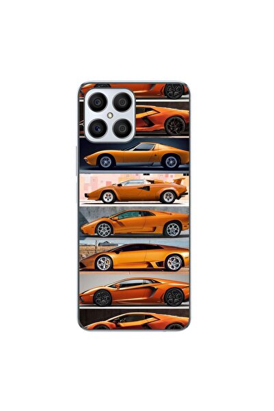 OEM Husa compatibila cu Honor X8 Silicon Gel Tpu Model Masini Lamborghini