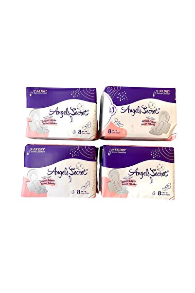 Angels Secret Night Pad with Active Oxygen and Negative Ions, Hygienic Women'...