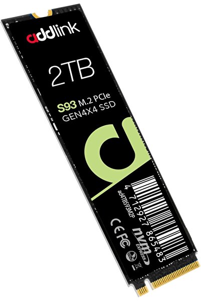 ADDLINK M.2 PCle GEN 4x4 SSD 7400 MB/sn Okuma/Yazma Hızı S93M2P