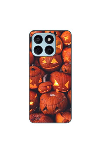 OEM Husa compatibila cu Honor X8b Silicon Gel Tpu Model Halloween Dovleci Lum...