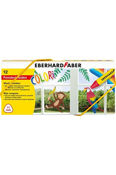 MC Micostore Восъчни пастели за стъкло 12 цвята Eberhard Faber