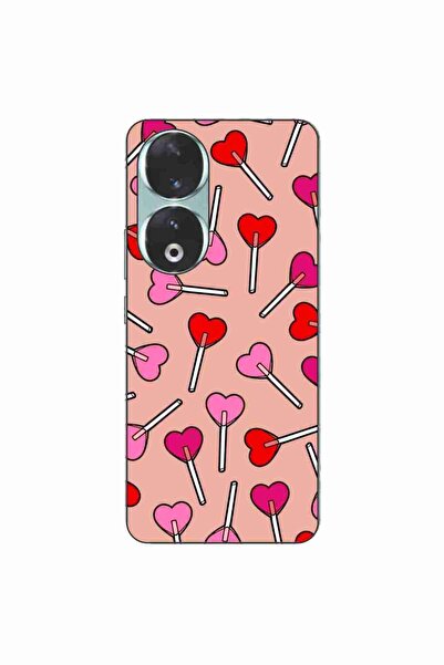 OEM Husa compatibila cu Honor 90 5G Silicon Gel Tpu Model Valentines Heart Lo...