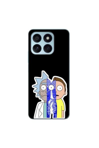 OEM Husa compatibila cu Honor X8b Silicon Gel Tpu Model Rick And Morty Connected