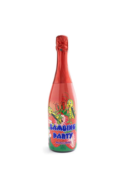 Bambino Spumant fara alcool party cu capsuni, 0.75L
