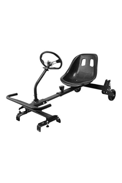 E-ANAMAG Hoverkart negru cu volan și suspensie dublă pentru hoverboard (6.5, ...