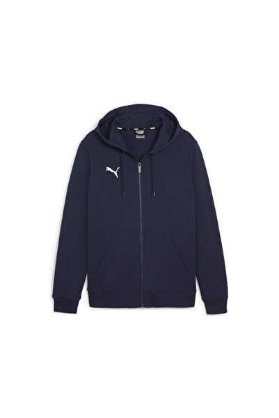 Puma Teamgoal Casuals muška fudbalska jakna sa kapuljačom 65859506 tamnoplava