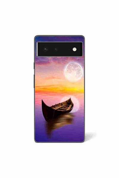OEM Husa compatibila cu Google Pixel 6 Silicon Gel Tpu Model Moonlit Serenity