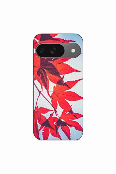 OEM Husa compatibila cu Google Pixel 9 Silicon Gel Tpu Model Frunze de toamna