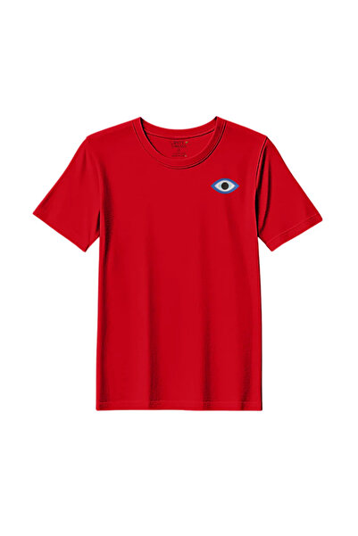 BYFT Threads T-Shirt - Evil Eye Embroidered Design, Premium Polycotton, Breat...