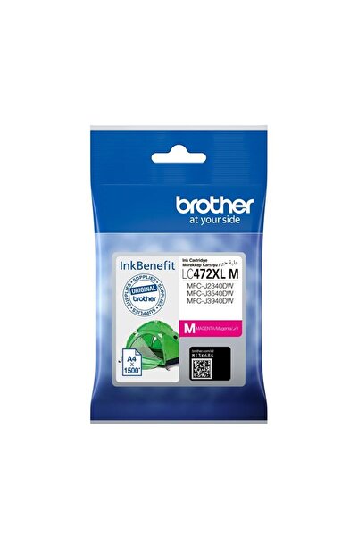 Brother LC472XLM Magenta Kırmızı Kartuş MFC-J2340-J3540-J3940 1.500 Sayfa