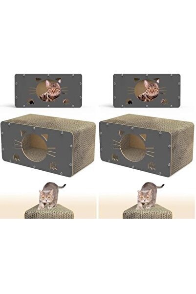 Yıldızan Nzr Beautestore Tırmata Natural Cardboard Cat Scratcher Cat Scratchi...