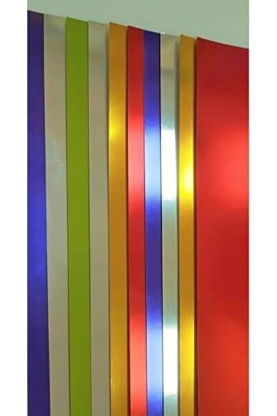 Yıldızan TAMGÜN Carton metalic cu efect de oglindă 50x70cm 10 bucăți (5 culor...