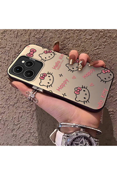 ARTISHELL Tecno Spark 40 Uyumlu, çizgi film-anime kedi desenli şok korumalı t...