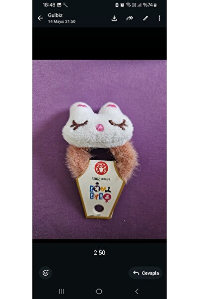 NO BRAND Orange 3D Cat Buckle