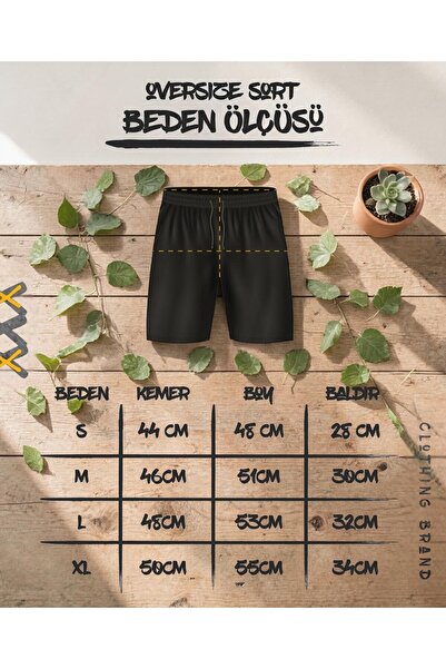FS CABİN Printed Unisex Parted Polo Collar Half Zipper T-Shirt Shorts Set - O...