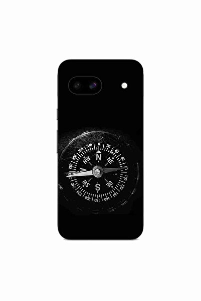 OEM Case compatible with Google Pixel 8A Silicone Gel Tpu Vintage Compass Pat...
