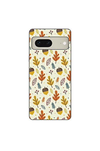 OEM Husa compatibila cu Google Pixel 7 Silicon Gel Tpu Model Autumn Pattern