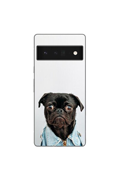 OEM Husa compatibila cu Google Pixel 6 Pro Silicon Gel Tpu Model Pug Fashion