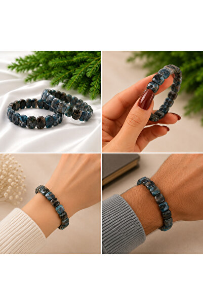 The Magıc of Healıng Apatite Natural Stone Rolex Bracelet