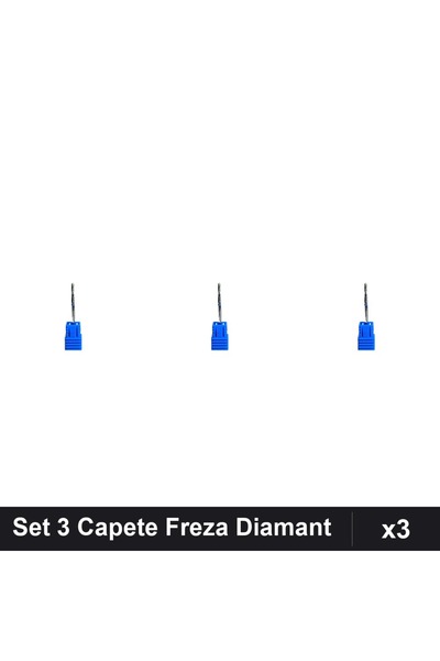 NAİLS Set 3 Capete Freza Diamant Unghii, Manichiura Profesionala, Polisare si...