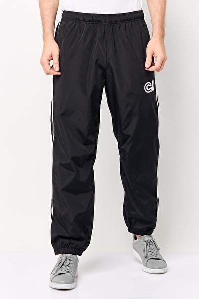 Calvin Klein Jeans Men Regular Fit Brand Logo Jogger Pants, Black