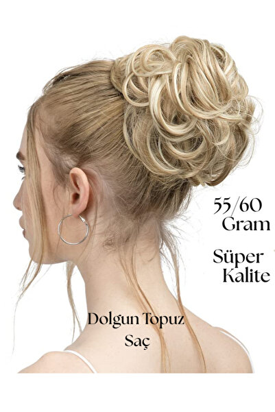YARAT Lüks Lastikli topuz tokası kirli sarı saç süper kalıte Dolgun Topuz