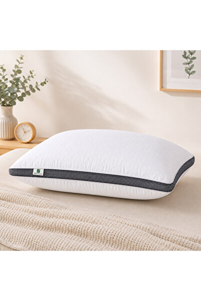 ShinyFlower Luxury Quilted Bed Pillow 75×45cm, Soft & Supportive Microfiber F...