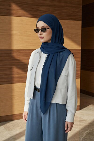 Aisha's Design Connectable Non-Slip Combed Cotton Inner Layer, Chiffon Shawl,...