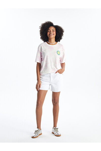 LC Waikiki Nevavm Standard Fit Women's Jean Shorts with a Difference