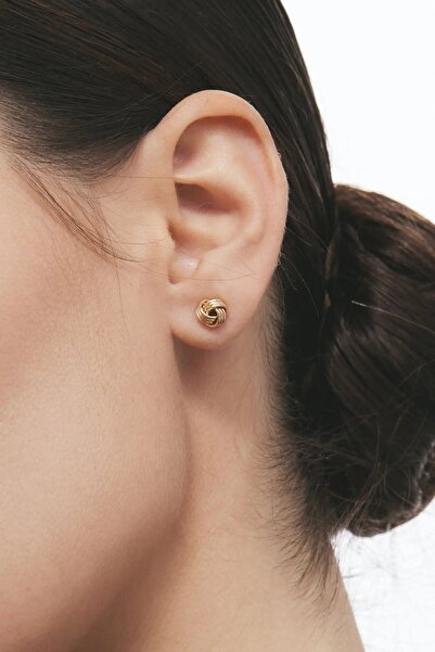 Lisa&Co. Cercei Aur Knot L