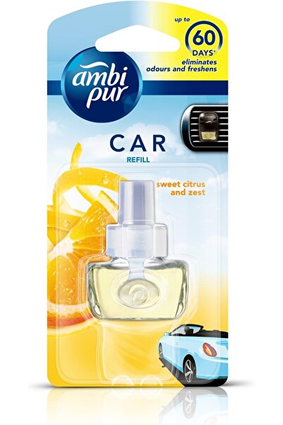 Ambi Pur معطر هواء للسيارة - برائحة الحمضيات الحلوة والزيست، 7.5 مل