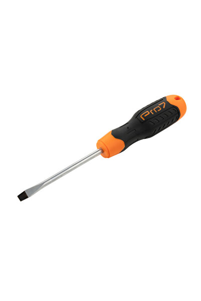 Lawazim Pro7 4inch Flat Head Screwdriver Magnetic Tip CR-V Steel Hand Tool