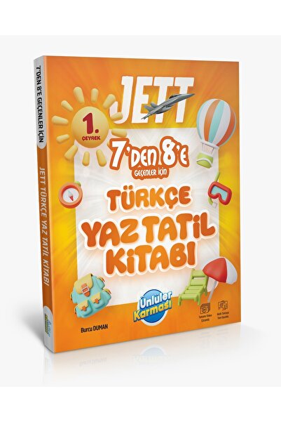 Ünlüler Karması JETT 7'DEN 8'E GEÇENLER İÇİN TÜRKÇE YAZ TATİL KİTABI