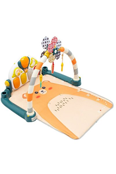 Babymix Covoras educational, Baby Mix, Zoo Mat, Cu panou multimedia si bara c...
