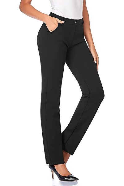 Tapata Pantaloni de damă, drepți, elastici, cu buzunare, mărimi 28''/30''/32'...