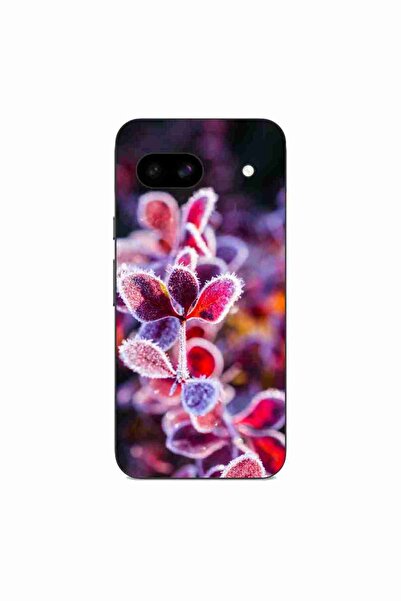 OEM Husa compatibila cu Google Pixel 8A Silicon Gel Tpu Model Flori Inghetate